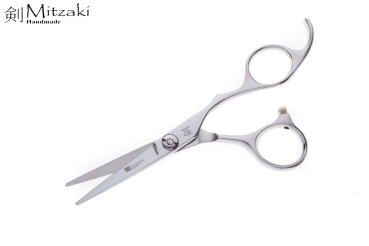 MITZAKI-Sysal , hochwertige Haarschneideschere in 5.0 Zoll, für Coiffeure die nur das perfekte aktzeptieren, guter Stahl zum kleinen Preis, DGT polish veredelt, optimale Sliceeigenschaft